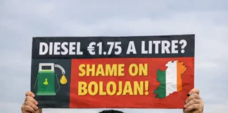 Român suveranist, gol-pușcă pe pista din Dublin: „Nu pleacă nimeni nicăieri până nu scade motorina!”