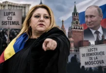 Diana Șoșoacă la televiziunea rusă