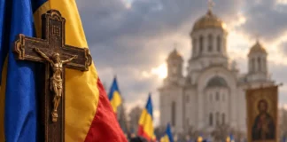 icoană, steag și banană simboluri politice