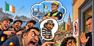 comentarii despre romi și români în Irlanda