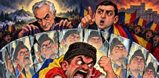 Ilustrație conceptuală despre negarea greșelii politice