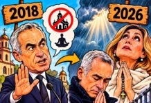 În 2018, Biserica îl făcea pe om mic. În 2026, Cerul plânge pentru Georgescu. Ce s-a întâmplat între timp? Călin Georgescu discurs 2018 și 2026